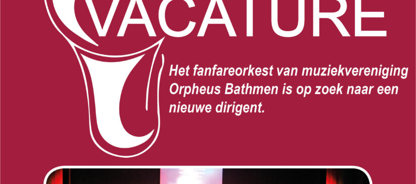 Vacature dirigent fanfareorkest
