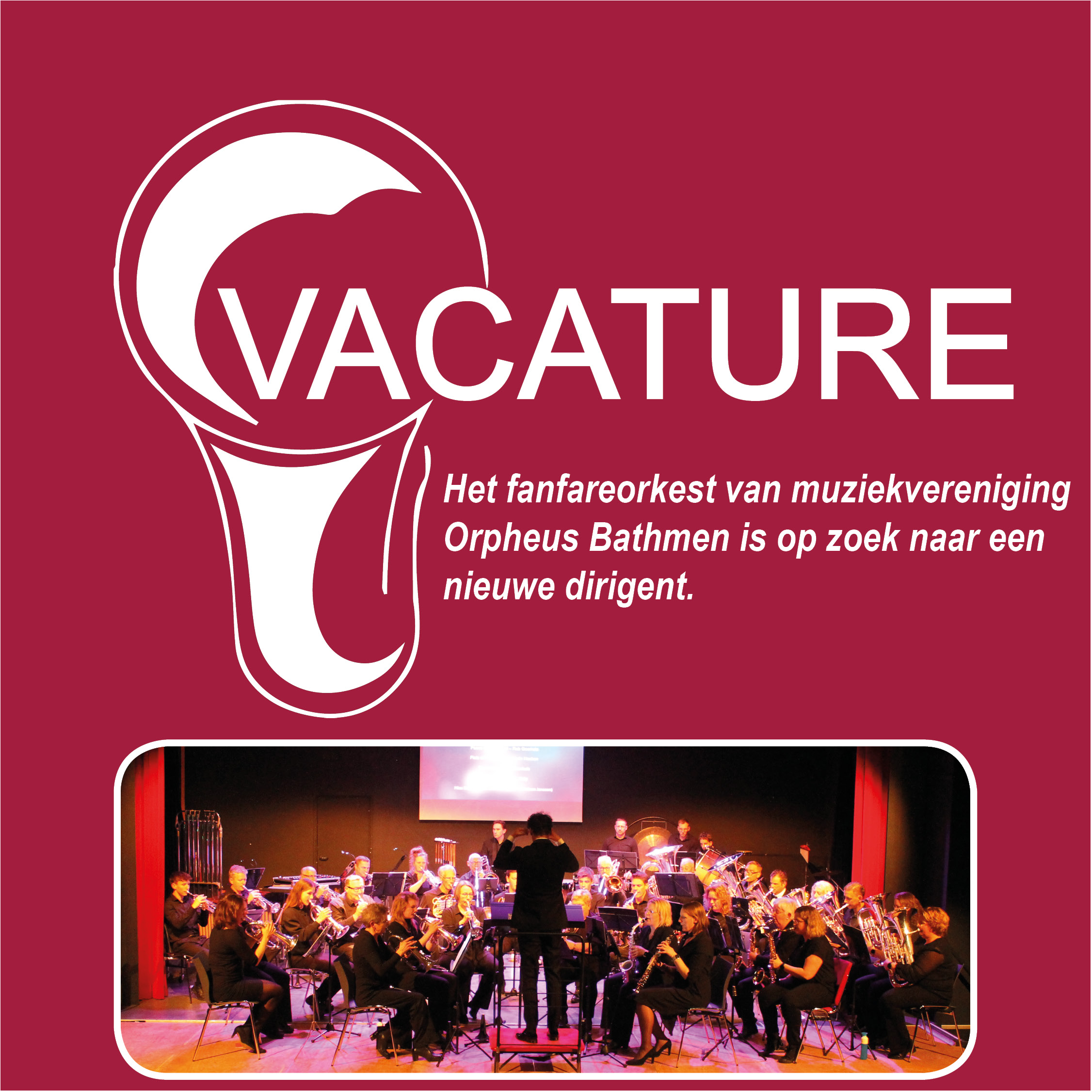 Vacature dirigent fanfareorkest